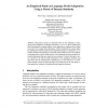 An Empirical Study on Language Model Adaptation Using a Metric of Domain Similarity