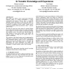 An empirical study on the utility of formal routines to transfer knowledge and experience