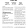 An evolutionary framework for studying behaviors of economic agents