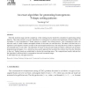 An exact algorithm for generating homogenous T-shape cutting patterns