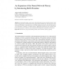 An Expansion of the Neural Network Theory by Introducing Hebb Postulate