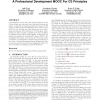An Experience Report Assessing A Professional Development MOOC For CS Principles