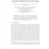 An Exponential Representation in the API Algorithm for Hidden Markov Models Training