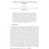An Heuristic Method for GPS Surveying Problem