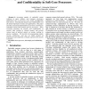 An Implementation of Security Extensions for Data Integrity and Confidentiality in Soft-Core Processors