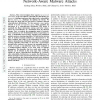 An Information-Theoretical View of Network-Aware Malware Attacks
