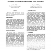 An Integrated Environment for Audio Recording, Editing, and Retrieval