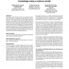 An interface for targeted collection of common sense knowledge using a mixture model