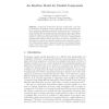 An Interface Model for Parallel Components