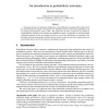 An Introduction to Probabilistic Automata