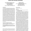 An optimal analytical solution for processor speed control with thermal constraints