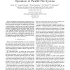 An OSD-based approach to managing directory operations in parallel file systems