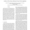 An Ultra Low Power System Architecture for Sensor Network Applications