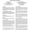 Analysing a workflow management system: three levels of failure