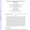 Analysis and applications of timed service protocols