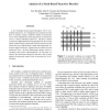 Analysis of a Mask-Based Nanowire Decoder