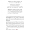 Analysis of an Iterative Algorithm for Term-Based Ontology Alignment