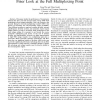 Analysis of Fixed Outage Transmission Schemes: A Finer Look at the Full Multiplexing Point