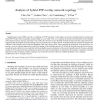 Analysis of hybrid P2P overlay network topology