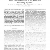 Analysis of Nonlinear Transition Shift and Write Precompensation in Perpendicular Recording Systems