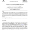 Analysis of two competing TCP/IP connections