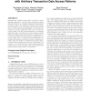 Analytical modeling of lock-based concurrency control with arbitrary transaction data access patterns