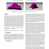 Animating developable surfaces using nonconforming elements