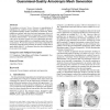 Anisotropic voronoi diagrams and guaranteed-quality anisotropic mesh generation