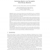 Answering queries over incomplete data stream histories
