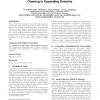 Ant-sweep: a decentral strategy for cooperative cleaning in expanding domains
