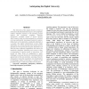 Anticipating the Digital University