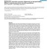Application of protein structure alignments to iterated hidden Markov model protocols for structure prediction