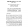 Application Performance of a Linux Cluster Using Converse