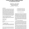 Applying metaheuristic techniques to search the space of bidding strategies in combinatorial auctions