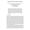 Applying Static Analysis to Software Architectures