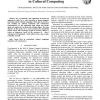 Applying Virtual and Augmented Reality in Cultural Computing