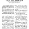 Approximate distance queries and compact routing in sparse graphs