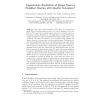 Approximate Evaluation of Range Nearest Neighbor Queries with Quality Guarantee