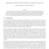 Approximate schemas, source-consistency and query answering