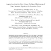 Approximating the Best Linear Unbiased Estimator of Non-Gaussian Signals with Gaussian Noise