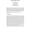 Approximation to a Behavioral Model for Estimating Traffic Aggregation Scenarios