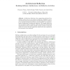 Architectural Reflection: Realising Software Architectures via Reflective Activities