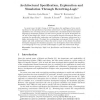 Architectural Specification, Exploration and Simulation Through Rewriting-Logic
