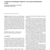 Architecture and dialogue design for a voice operated information system
