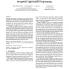 Architecture support for disciplined approximate programming