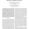 Are nonblocking networks really needed for high-end-computing workloads?