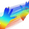 Articulated shape matching using Laplacian eigenfunctions and unsupervised point registration