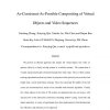 As-consistent-As-possible compositing of virtual objects and video sequences