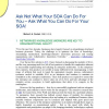 Ask Not What Your SOA Can Do For You --- Ask What You Can Do For Your SOA!