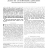 Assessing the Uniqueness and Permanence of Facial Actions for Use in Biometric Applications